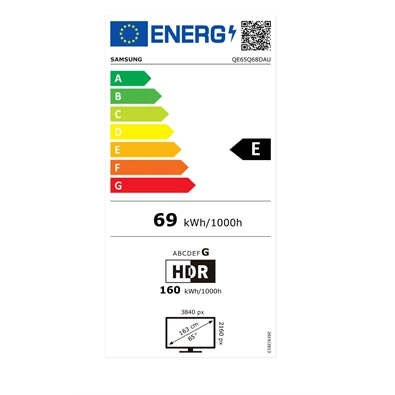 Samsung 65" QE65Q68DAUXXH 4K UHD Smart QLED TV