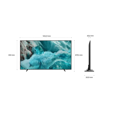 Samsung 65" QE65Q7FAAUXXH 4K UHD Smart QLED TV, 165 cm