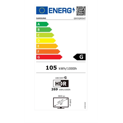 Samsung 65" QE65Q80DATXXH 4K UHD Smart QLED TV