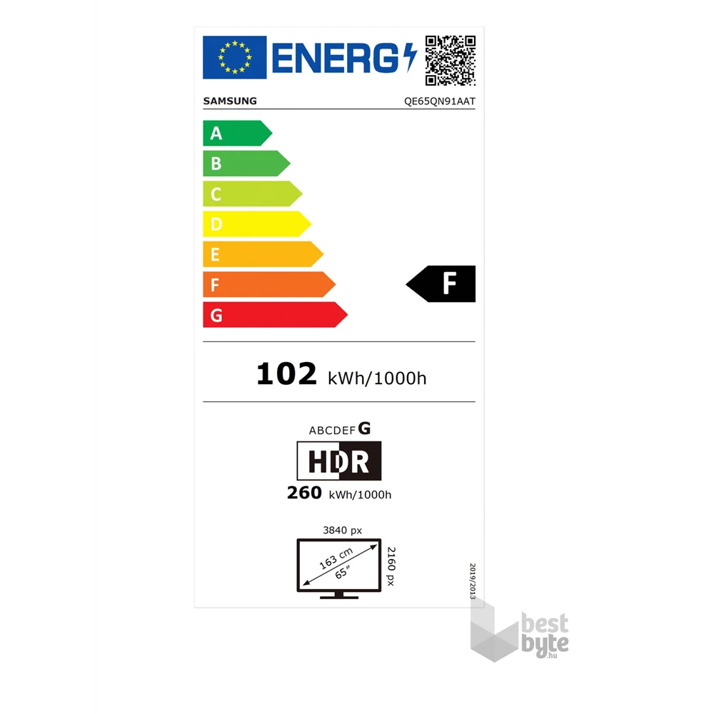 Samsung 65" QE65QN91AATXXH 4K UHD NEO Smart QLED TV