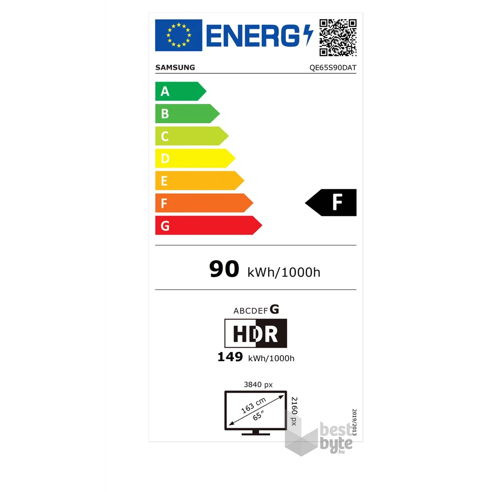 Samsung 65" QE65S90DATXXH 4K UHD Smart OLED TV