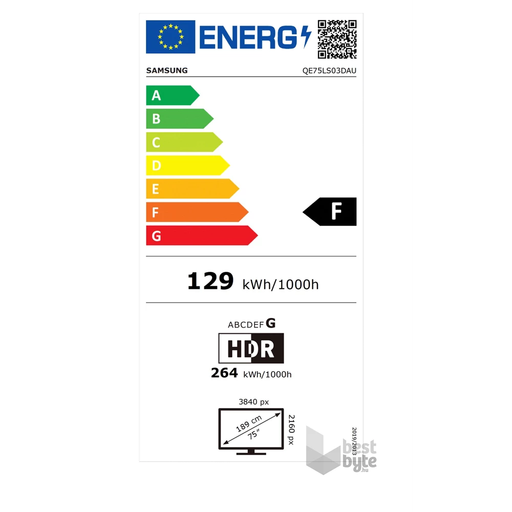 Samsung 75" QE75LS03DAUXXH 4K UHD Smart QLED TV