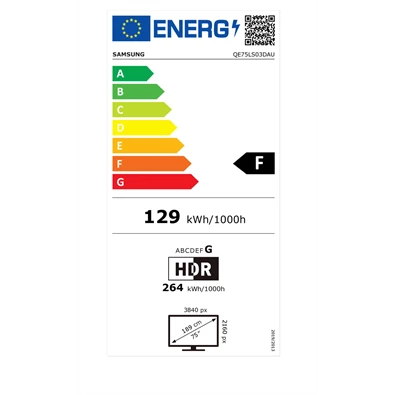 Samsung 75" QE75LS03DAUXXH 4K UHD Smart QLED TV