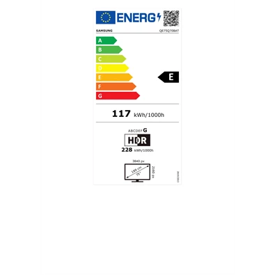Samsung 75" QE75Q70BATXXH 4K UHD Smart QLED TV