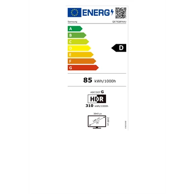 Samsung 75" QE75Q8FAAUXXH 4K UHD Smart QLED TV