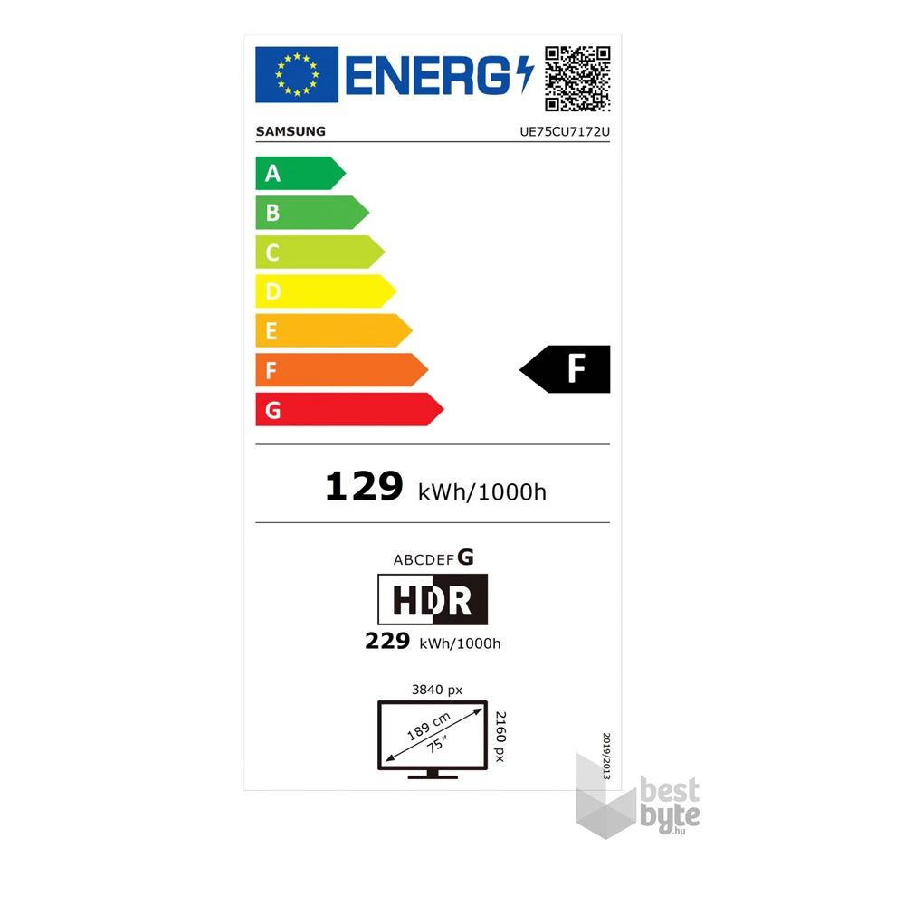 Samsung 75" UE75CU7172UXXH 4K UHD Smart LED TV