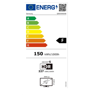 Samsung 83" QE83S90DAEXXH 4K UHD Smart AI OLED TV