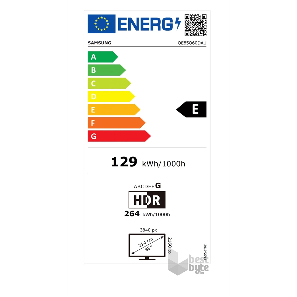 Samsung 85" QE85Q60DAUXXH 4K UHD Smart QLED TV