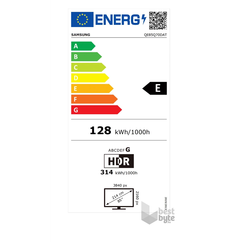 Samsung 85" QE85Q70DATXXH 4K UHD Smart QLED TV