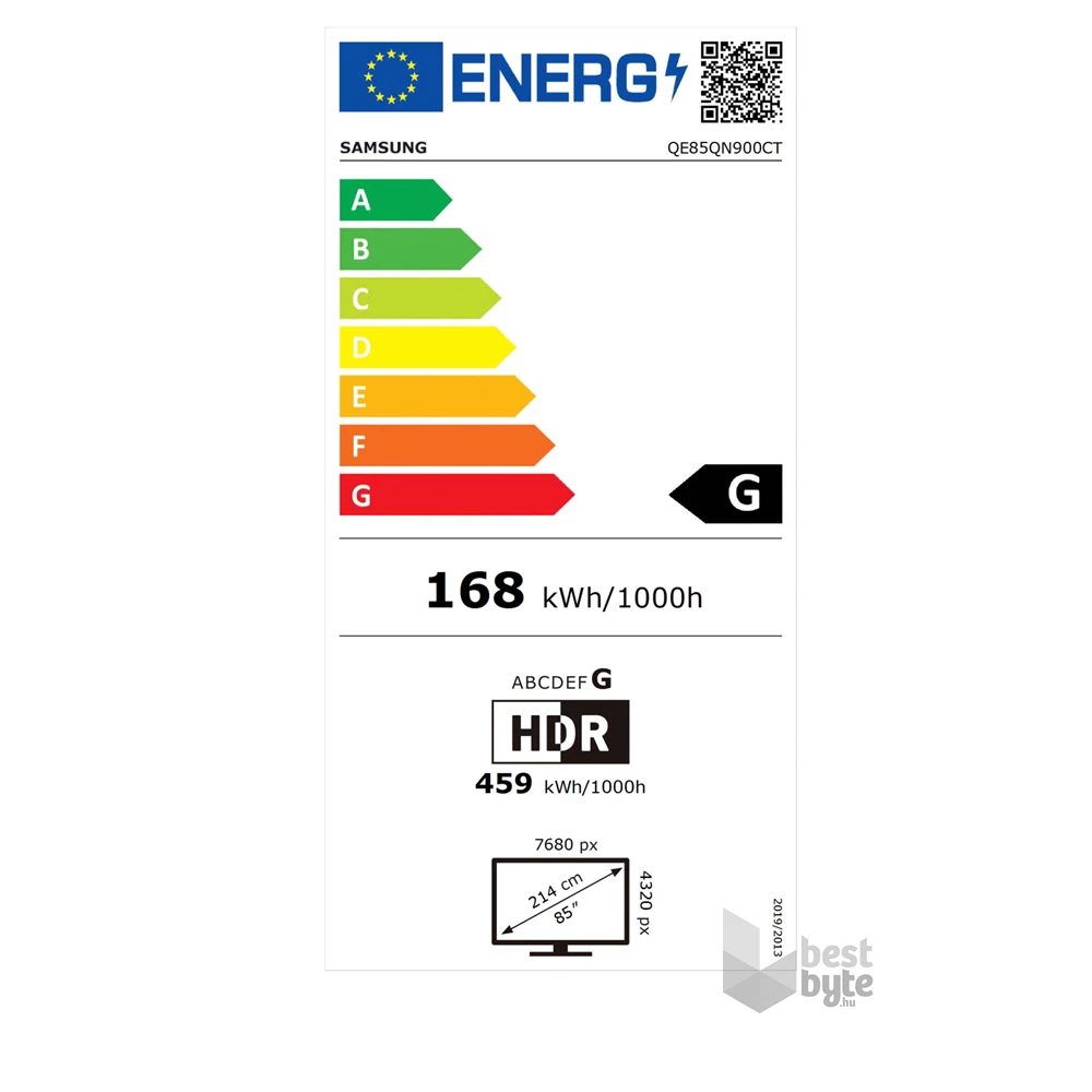 Samsung 85" QE85QN900CTXXH 8K UHD Smart Neo QLED Mini LED TV