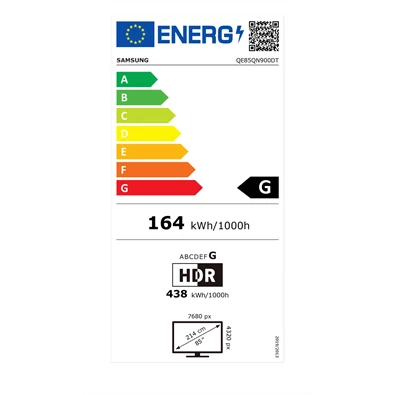 Samsung 85" QE85QN900DTXXH 8K UHD Smart Neo QLED Mini LED TV (Újracsomagolt)
