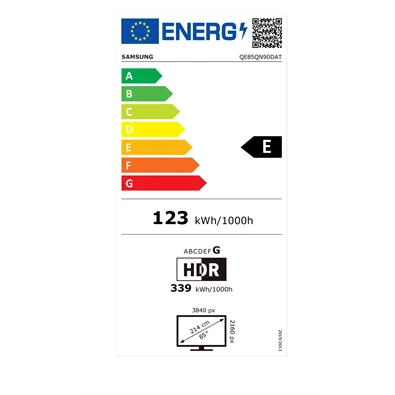 Samsung 85" QE85QN90DATXXH 4K UHD Smart Neo QLED Mini LED TV