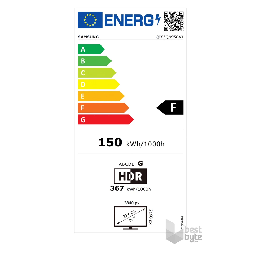 Samsung 85" QE85QN95CATXXH 4K UHD Smart Neo QLED Mini LED TV