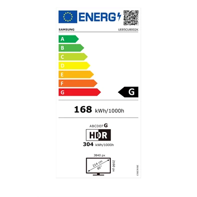 Samsung 85" UE85CU8002KXXH 4K UHD Smart LED TV