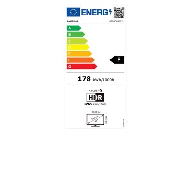 Samsung 98" UE98DU9072UXXH Crystal 4K UHD Smart TV (Újracsomagolt)