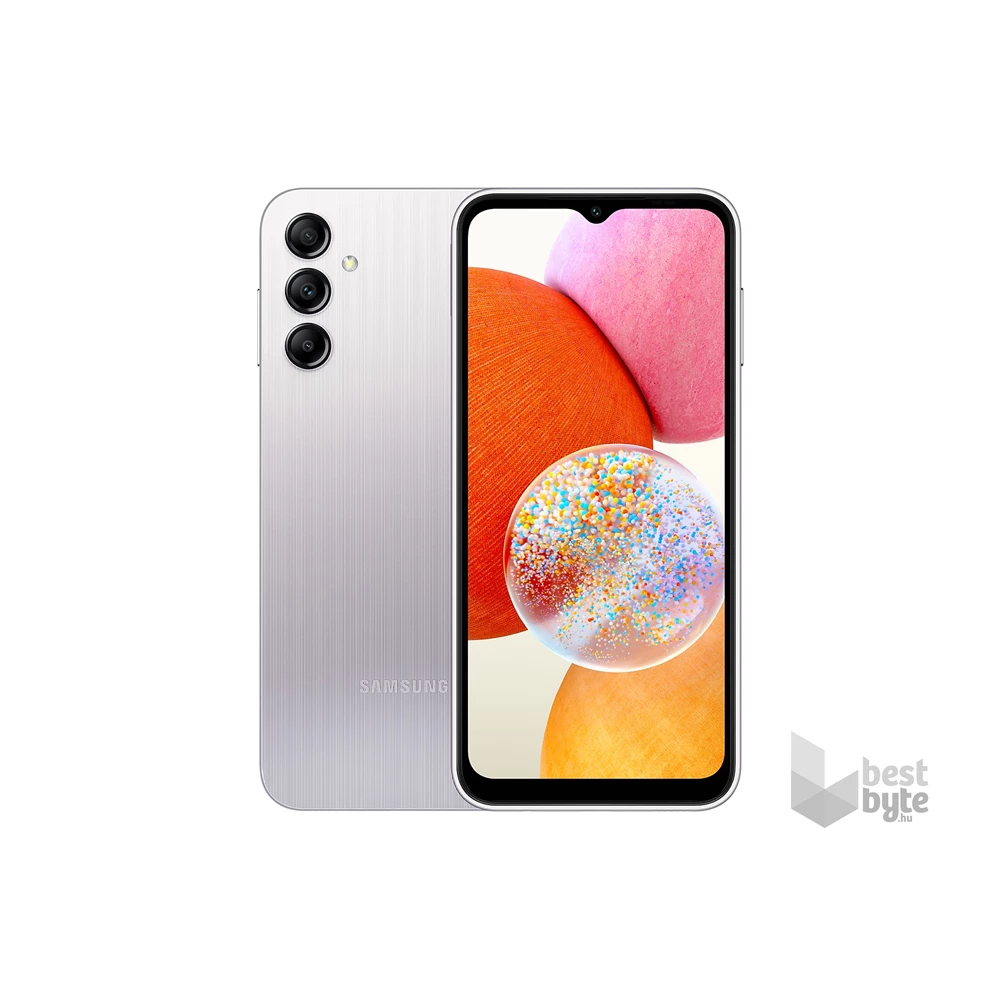 Samsung Galaxy A05s 4/128GB DualSIM (A057G) kártyafüggetlen okostelefon - ezüst (Android)