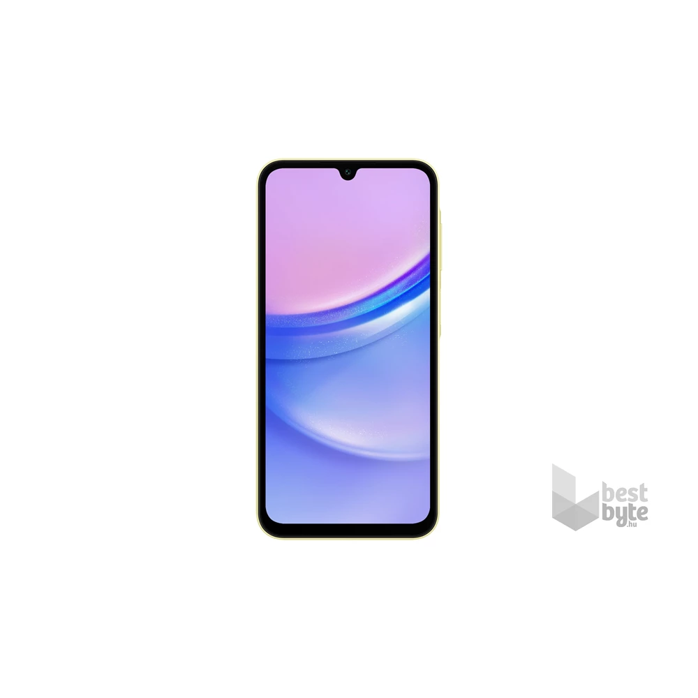 Samsung Galaxy A15 4/128GB DualSIM (A155F) kártyafüggetlen okostelefon - sárga (Android)