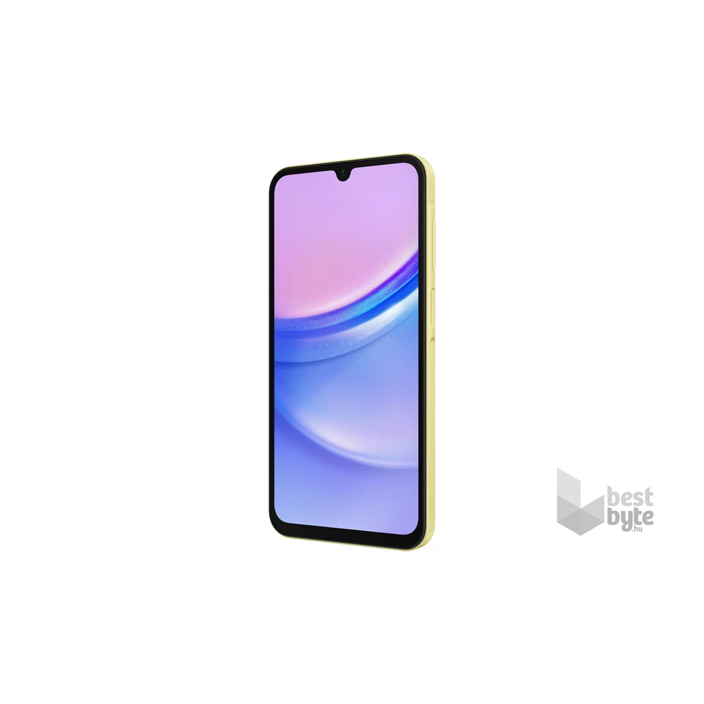 Samsung Galaxy A15 4/128GB DualSIM (A155F) kártyafüggetlen okostelefon - sárga (Android)