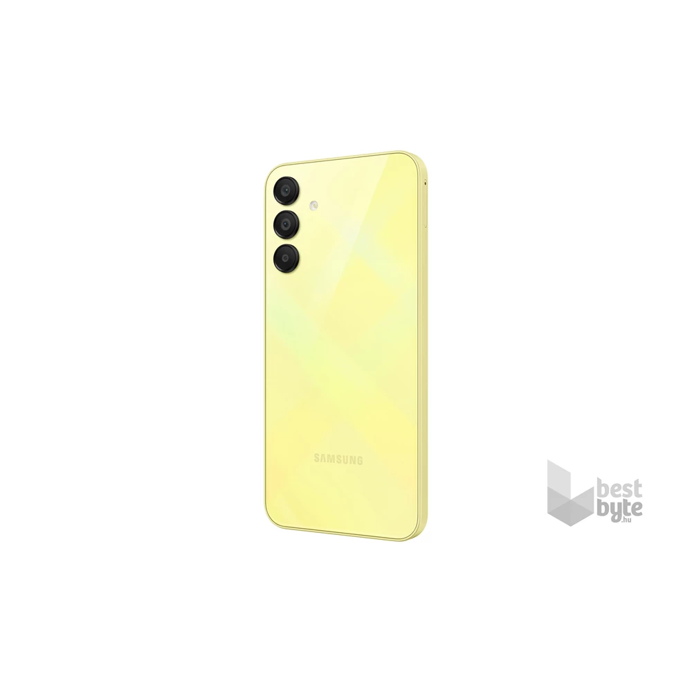 Samsung Galaxy A15 4/128GB DualSIM (A155F) kártyafüggetlen okostelefon - sárga (Android)