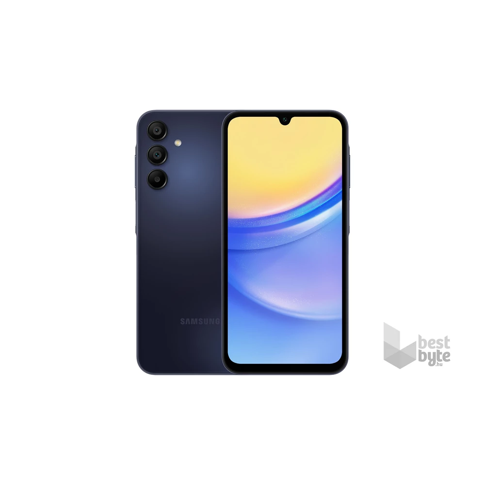 Samsung Galaxy A15 4/128GB DualSIM (A156B) kártyafüggetlen okostelefon - fekete (Android)