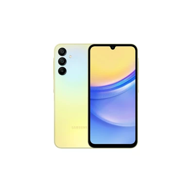 Samsung Galaxy A15 4/128GB DualSIM (A156B) kártyafüggetlen okostelefon - sárga (Android)