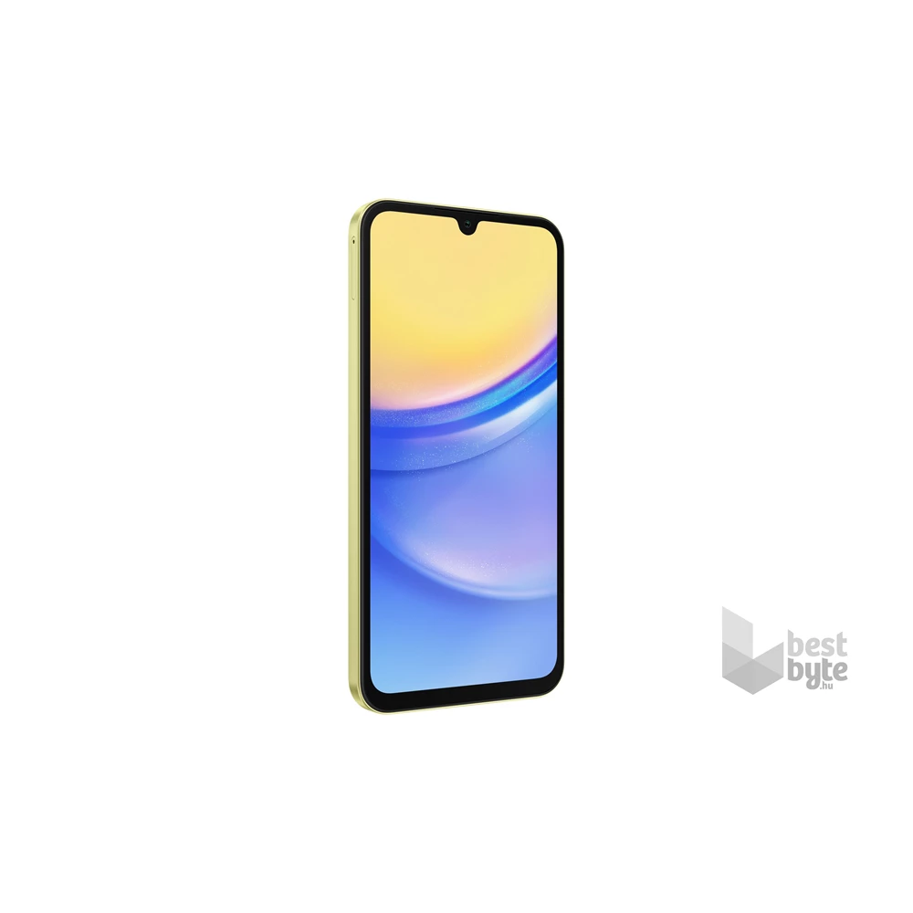 Samsung Galaxy A15 4/128GB DualSIM (A156B) kártyafüggetlen okostelefon - sárga (Android)