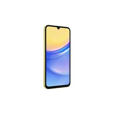Samsung Galaxy A15 4/128GB DualSIM (A156B) kártyafüggetlen okostelefon - sárga (Android)