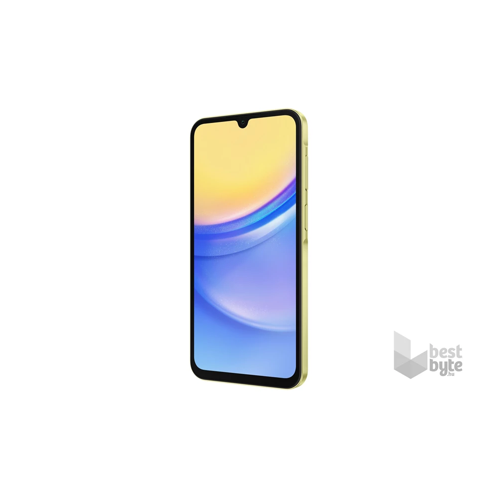 Samsung Galaxy A15 4/128GB DualSIM (A156B) kártyafüggetlen okostelefon - sárga (Android)
