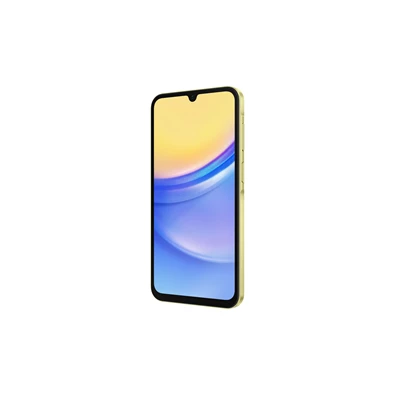 Samsung Galaxy A15 4/128GB DualSIM (A156B) kártyafüggetlen okostelefon - sárga (Android)