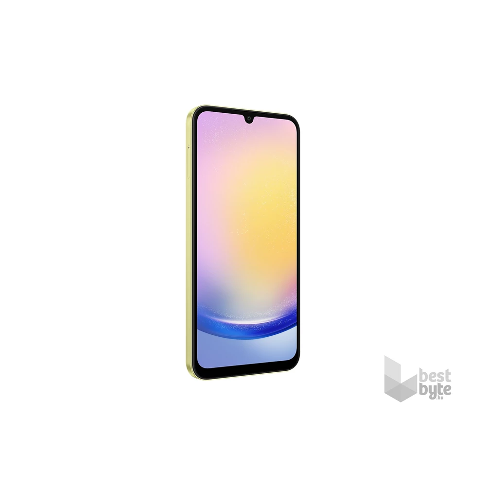 Samsung Galaxy A25 6/128GB DualSIM (A256B) kártyafüggetlen okostelefon - sárga (Android) (Újszerű)