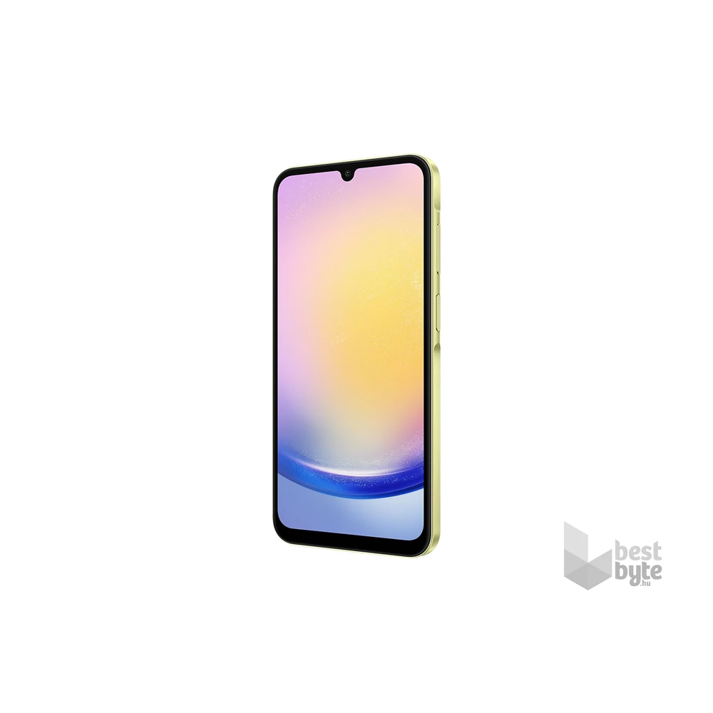 Samsung Galaxy A25 6/128GB DualSIM (A256B) kártyafüggetlen okostelefon - sárga (Android) (Újszerű)