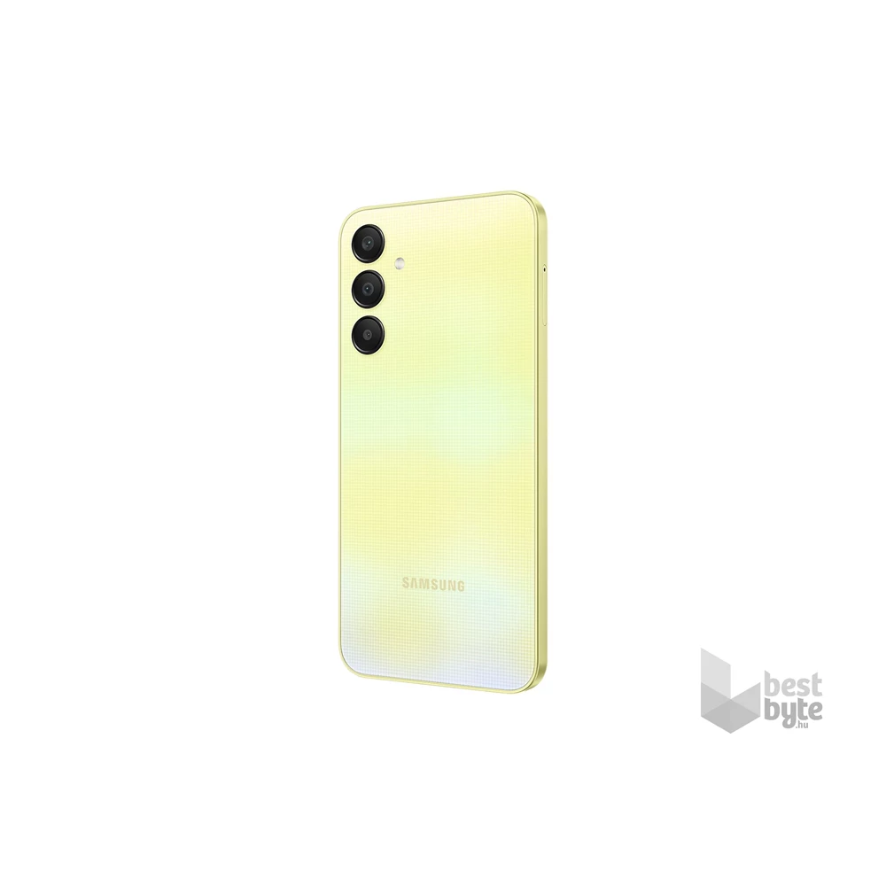 Samsung Galaxy A25 6/128GB DualSIM (A256B) kártyafüggetlen okostelefon - sárga (Android) (Újszerű)