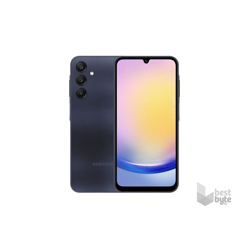 Samsung Galaxy A25 6/128GB DualSIM (A256B) kártyafüggetlen okostelefon - kékesfekete (Android)