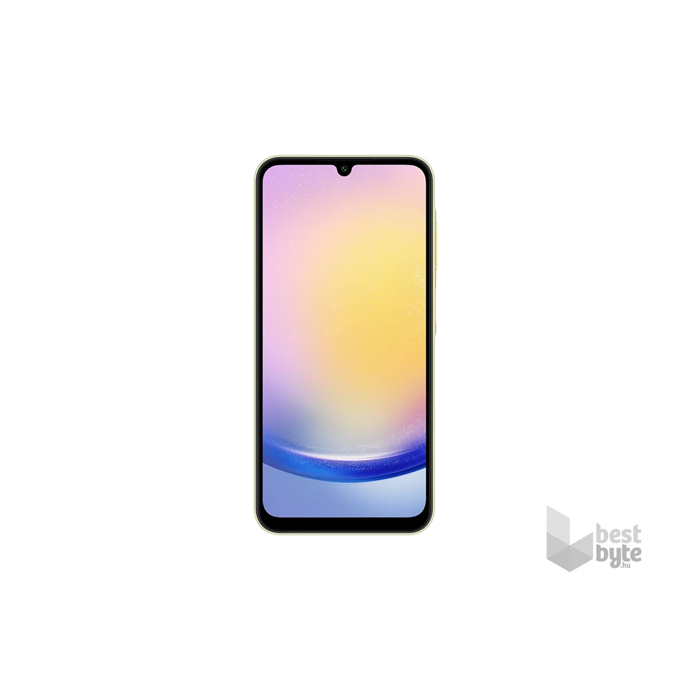 Samsung Galaxy A25 6/128GB DualSIM (A256B) kártyafüggetlen okostelefon - sárga (Android)