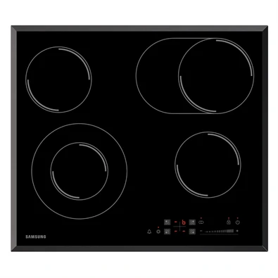 Samsung CTR164NC01/XEO fekete, beépíthető, elektromos üvegkerámia, főzőzóna: 4, beépíthető méret: 56cm, főzőlap