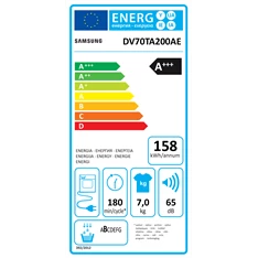 Samsung DV70TA200AE/LE 7 kg hőszivattyús szárítógép