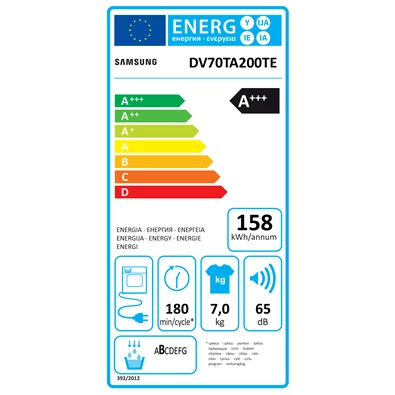 Samsung DV70TA200TE/LE hőszivattyús szárítógép