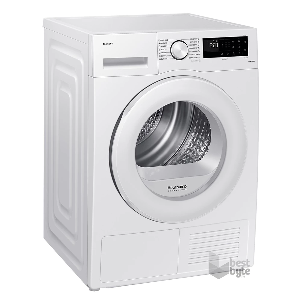 Samsung DV80CGC2B0TELE fehér, 8 kg, hőszivattyús, szárítógép