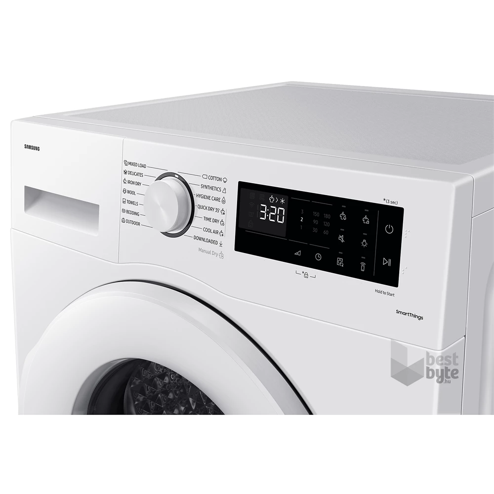 Samsung DV80CGC2B0TELE fehér, 8 kg, hőszivattyús, szárítógép