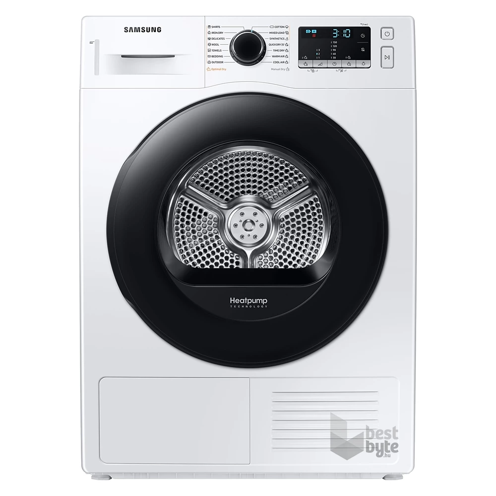 Samsung DV80TA220AE/LE fehér, 8 kg, hőszivattyús, szárítógép