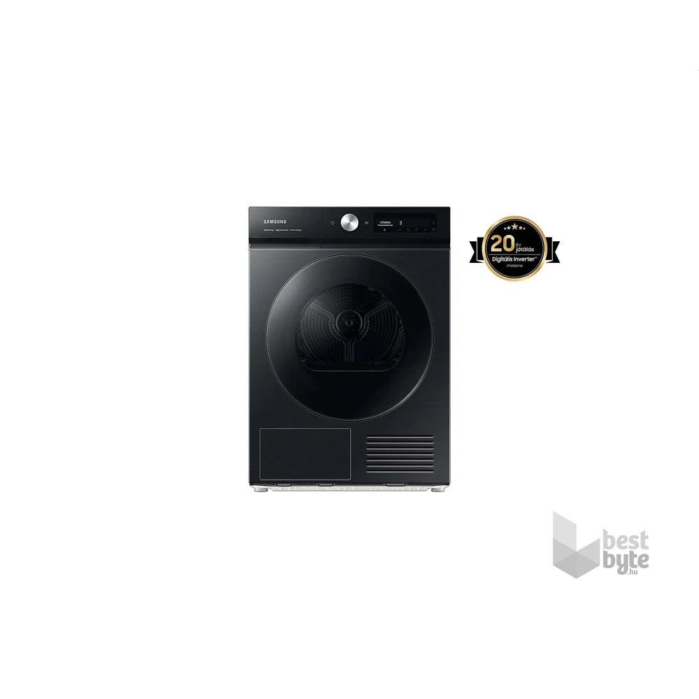 Samsung DV90BB7445GBS6 fekete, 9 kg, hőszivattyús, szárítógép