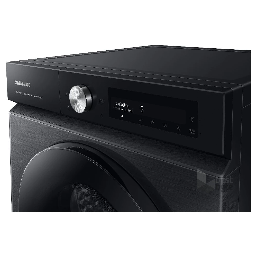 Samsung DV90BB7445GBS6 fekete, 9 kg, hőszivattyús, szárítógép