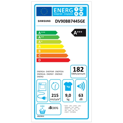 Samsung DV90BB7445GES6 9 kg hőszivattyús szárítógép