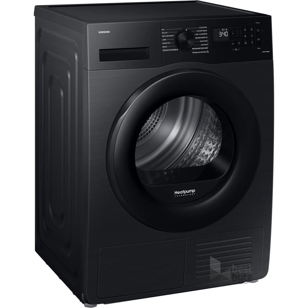 Samsung DV90DG52A0ABLE fekete, 9 kg, hőszivattyús, szárítógép