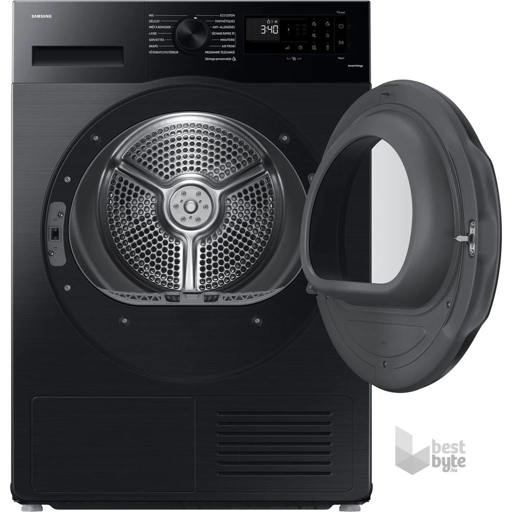 Samsung DV90DG52A0ABLE fekete, 9 kg, hőszivattyús, szárítógép