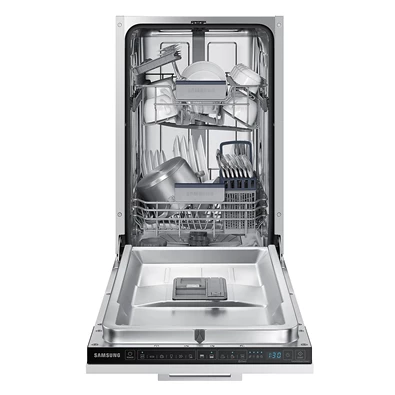 Samsung DW50R4060BB/EO beépíthető keskeny 9 terítékes mosogatógép