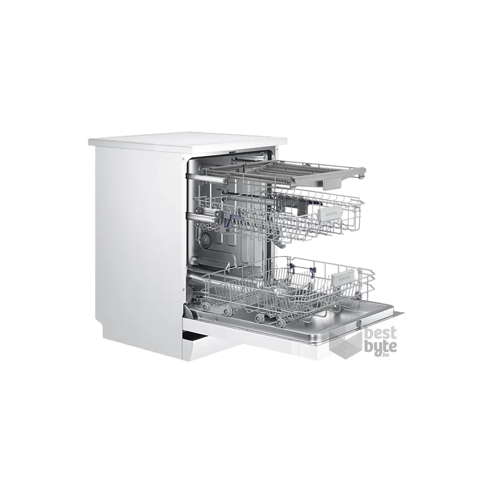 Samsung DW60M6050FW/EC fehér, programok száma: 7, szabadonálló, 14 terítékes mosogatógép 
