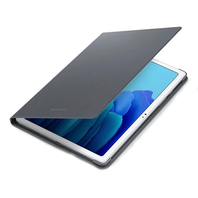 Samsung EF-BT500PJEG Galaxy Tab A7 10.4 (2022) SM-T503 / A7 10.4 (2020) SM-T505 szürke bőr hatású oldalra nyíló tok
