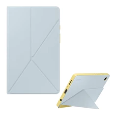 Samsung EF-BX110TLEGWW Galaxy Tab A9 LTE (SM-X115) / WIFI (SM-X110) világoskék bőr hatású oldalra nyíló tok