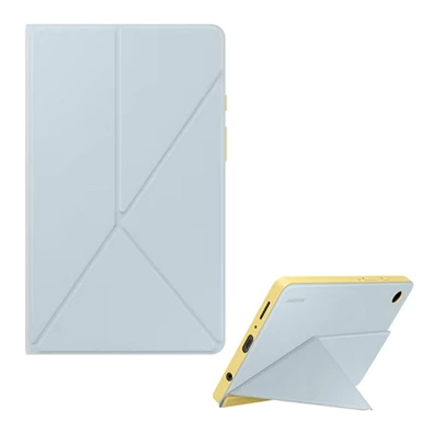 Samsung EF-BX110TLEGWW Galaxy Tab A9 LTE (SM-X115) / WIFI (SM-X110) világoskék bőr hatású oldalra nyíló tok